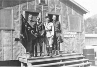 Camp Hardy Headquarters staff (unknown.)