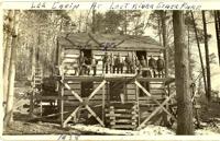 Cabin under construction at Lost River State Park