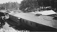 Camp Lee mess hall.