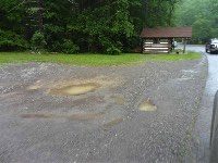 The old Watoga CCC gas pump station.