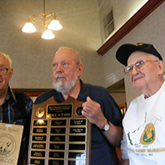 John Stogran is inducted into the Hall of Fame.