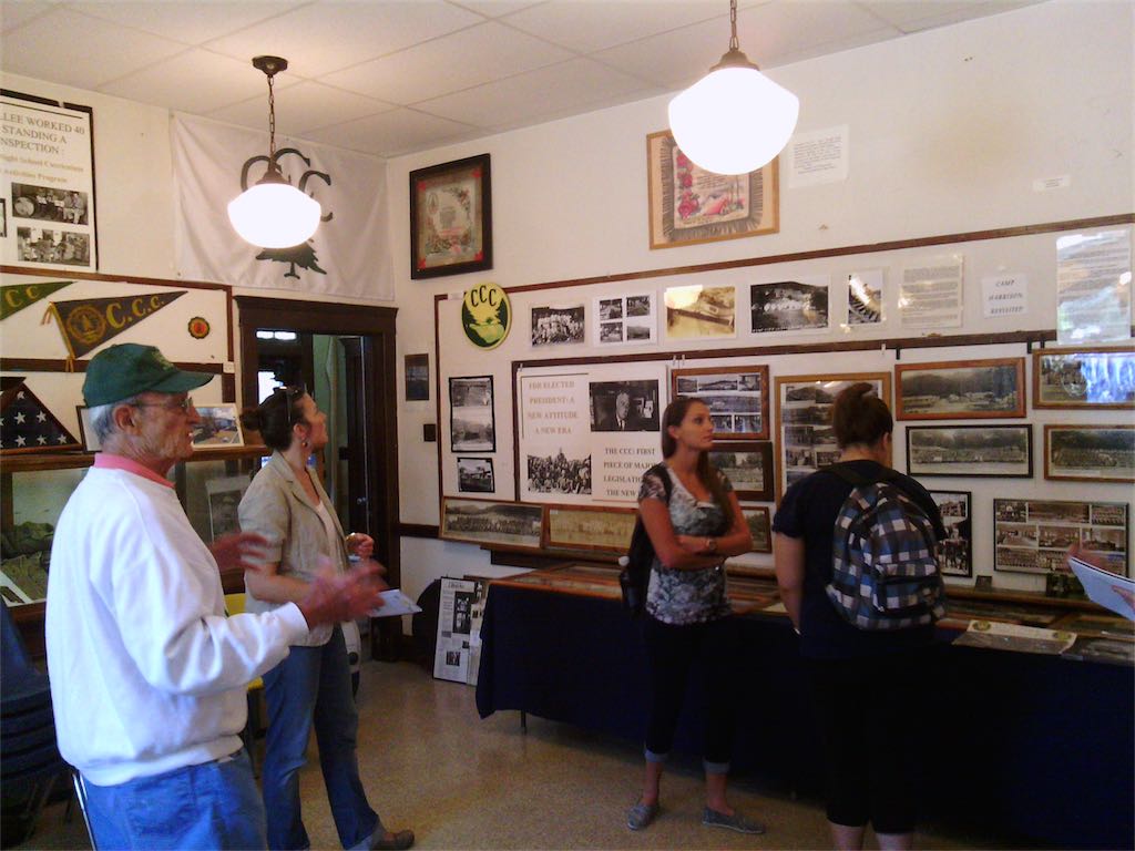 Dr. Robert Anderson leads a tour of the museum complex for WVU Grad Students September 30, 2014.