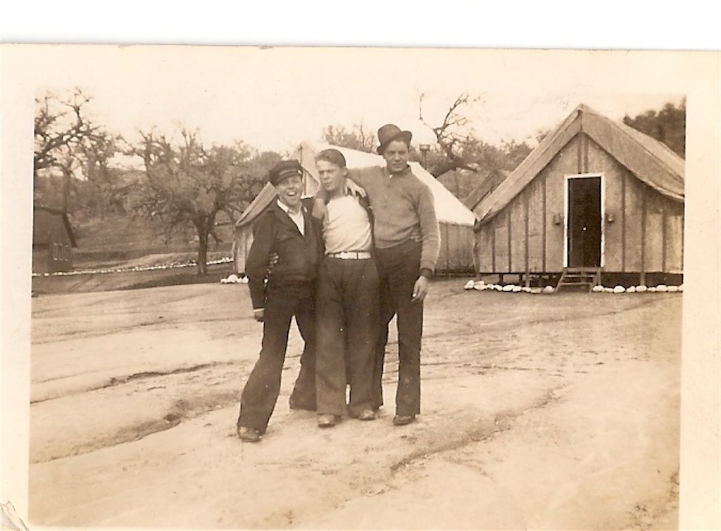 CCC Days in California. Playtime. Richard at far right, others no id.