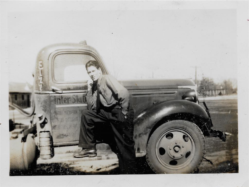 Tommie Davis in the CCC at Camp Wayne in Defiance, Ohio.