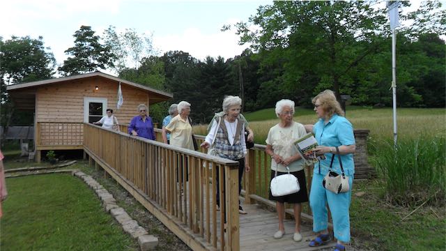 Visitors to the new museum, Summer 2015.